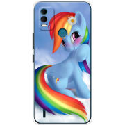 Чехол BoxFace Nokia C21 Plus My Little Pony Rainbow Dash