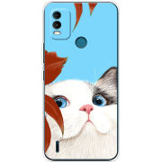 Чехол BoxFace Nokia C21 Plus Wondering Cat