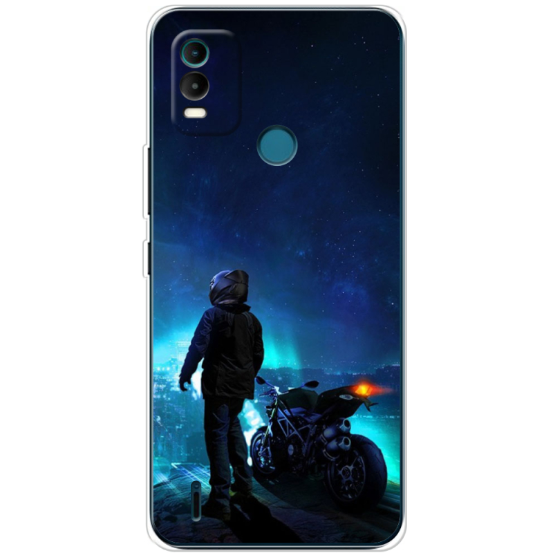 Чехол BoxFace Nokia C21 Plus Motorcyclist