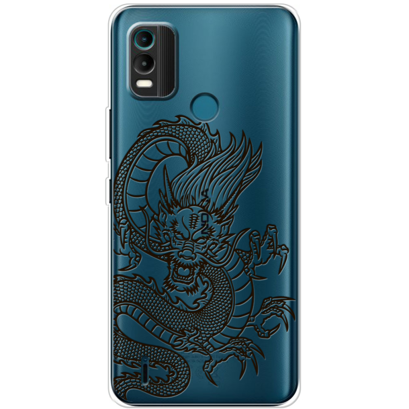 Прозрачный чехол BoxFace Nokia C21 Plus Chinese Dragon