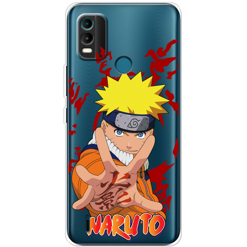 Прозрачный чехол BoxFace Nokia C21 Plus Naruto