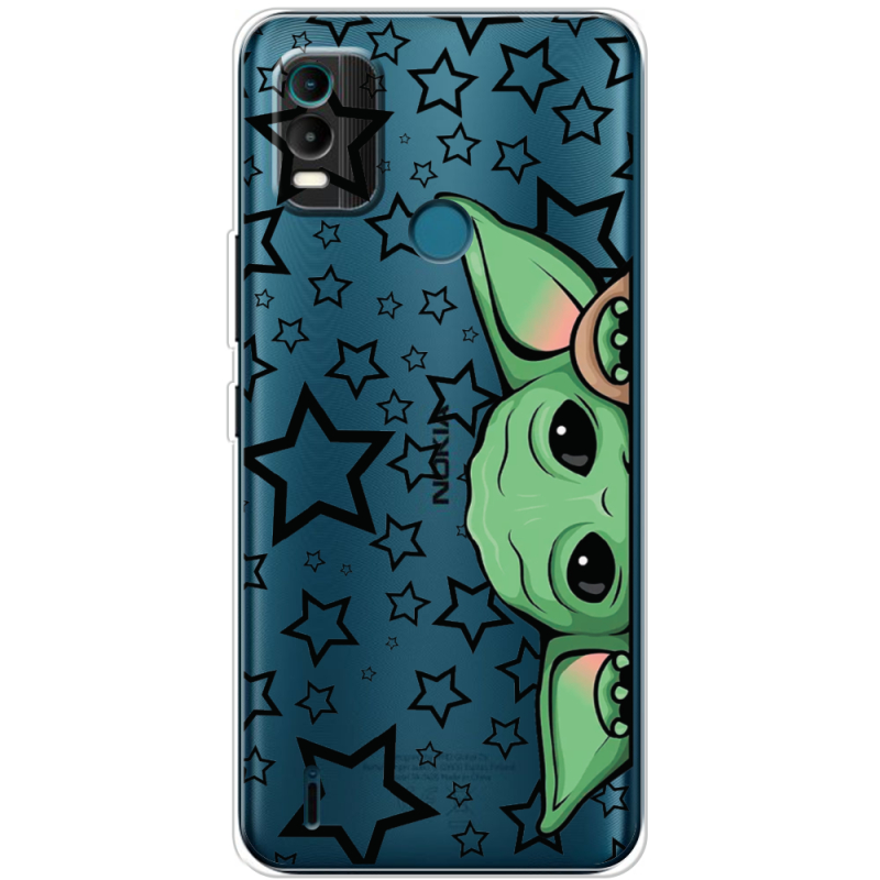 Прозрачный чехол BoxFace Nokia C21 Plus Baby Yoda