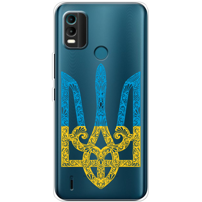 Прозрачный чехол BoxFace Nokia C21 Plus Gold Trident