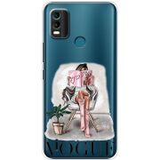 Прозрачный чехол BoxFace Nokia C21 Plus VOGUE