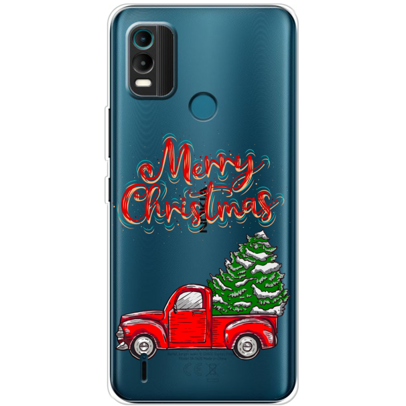 Прозрачный чехол BoxFace Nokia C21 Plus Holiday Car