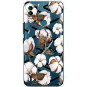 Прозрачный чехол BoxFace Nokia C21 Plus Cotton flowers