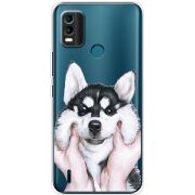 Прозрачный чехол BoxFace Nokia C21 Plus Husky