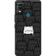 Черный чехол BoxFace Nokia C21 Plus 