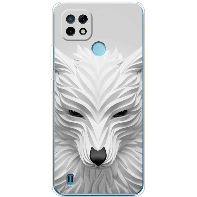 Чехол BoxFace Realme C21 White Wolf