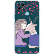 Чехол BoxFace Realme C21 Girl and deer