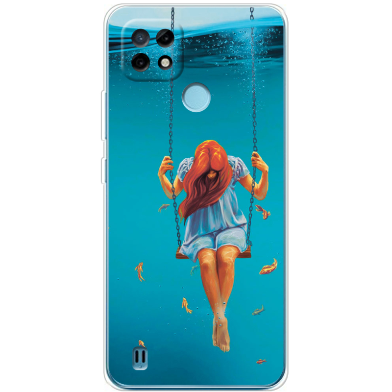 Чехол BoxFace Realme C21 Girl In The Sea