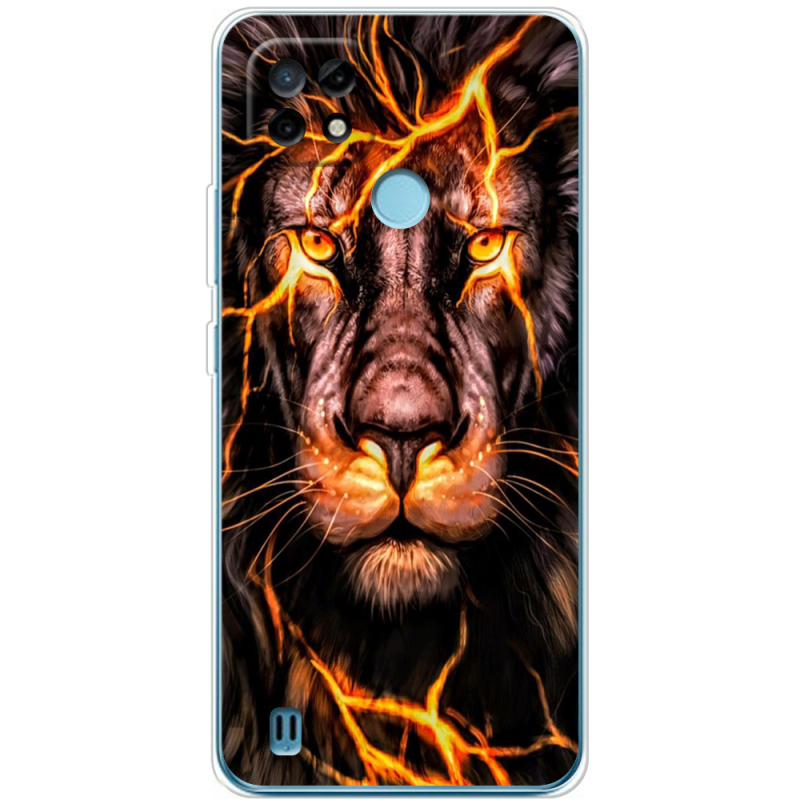 Чехол BoxFace Realme C21 Fire Lion