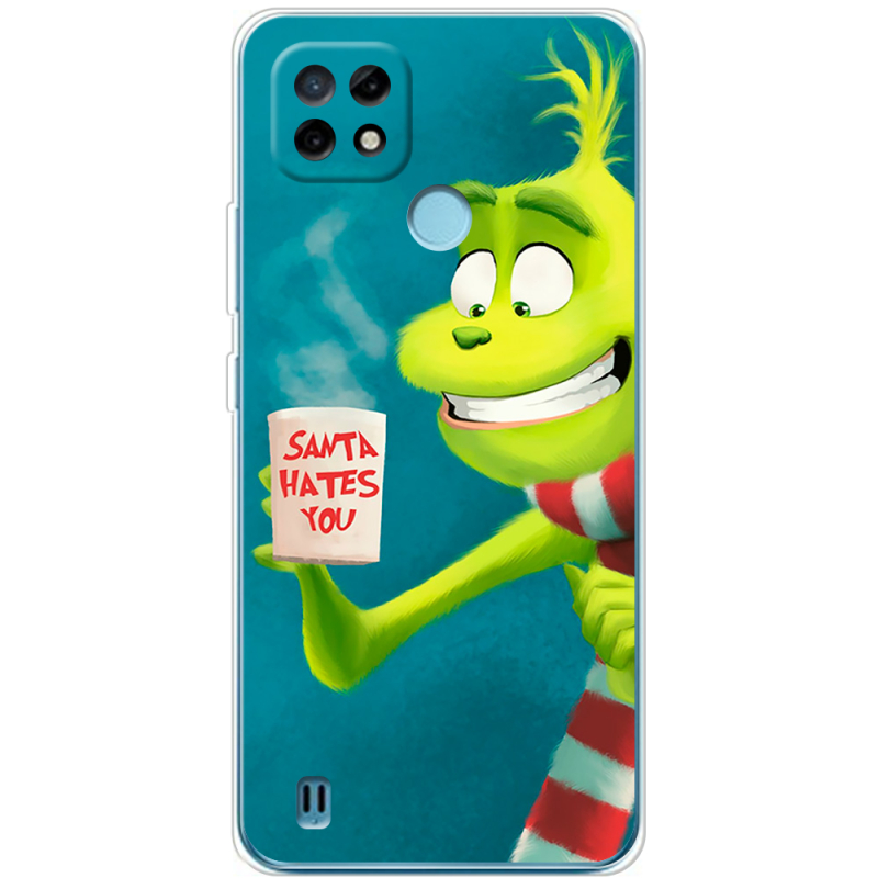 Чехол BoxFace Realme C21 Santa Hates You