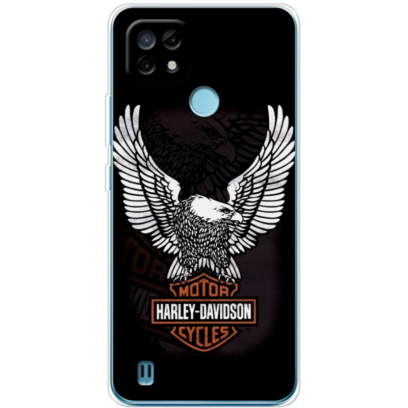 Чехол BoxFace Realme C21 Harley Davidson and eagle