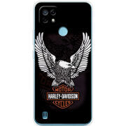 Чехол BoxFace Realme C21 Harley Davidson and eagle