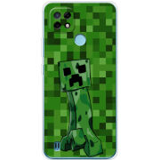 Чехол BoxFace Realme C21 Minecraft Creeper