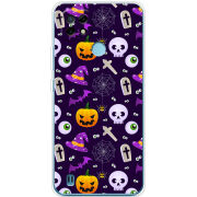 Чехол BoxFace Realme C21 Halloween Purple Mood