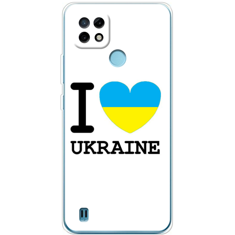 Чехол BoxFace Realme C21 I love Ukraine