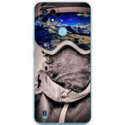 Чехол BoxFace Realme C21 snowboarder