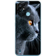 Чехол BoxFace Realme C21 English cat