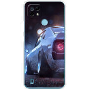 Чехол BoxFace Realme C21 Silver Car