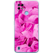 Чехол BoxFace Realme C21 Pink Flowers