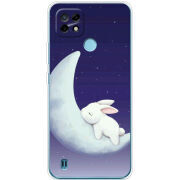 Чехол BoxFace Realme C21 Moon Bunny