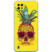 Чехол BoxFace Realme C21 Pineapple Skull