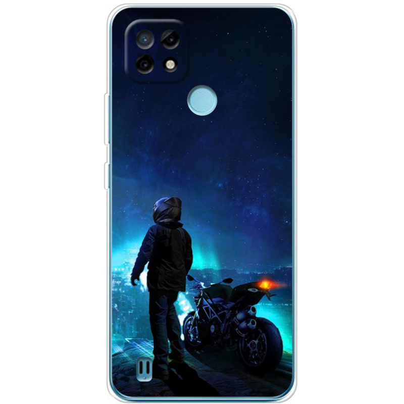 Чехол BoxFace Realme C21 Motorcyclist