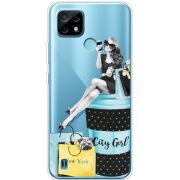 Прозрачный чехол BoxFace Realme C21 City Girl