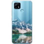 Прозрачный чехол BoxFace Realme C21 Blue Mountain