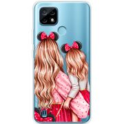 Прозрачный чехол BoxFace Realme C21 Mouse Girls