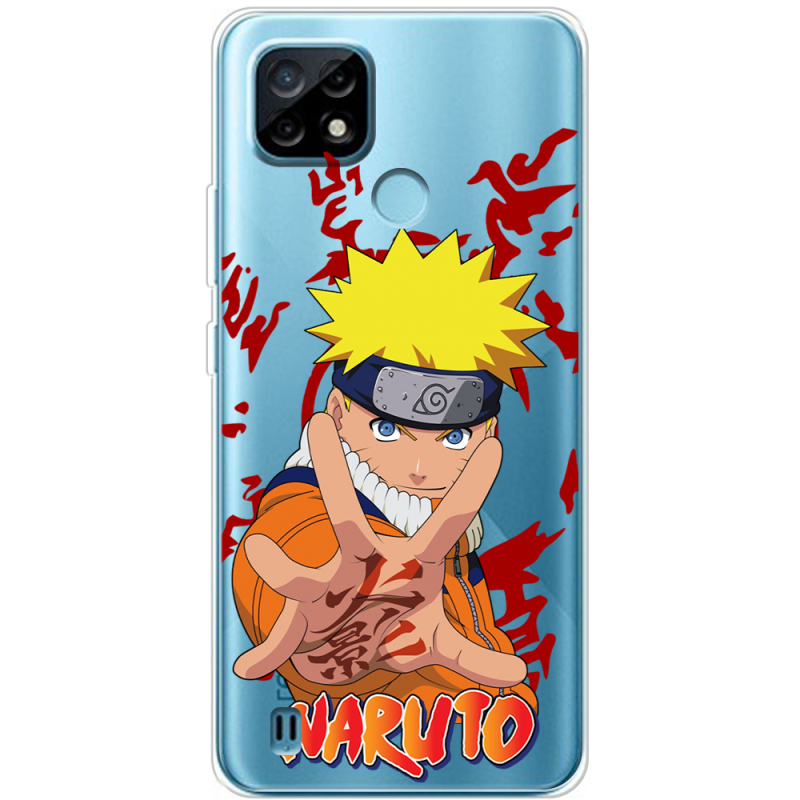 Прозрачный чехол BoxFace Realme C21 Naruto