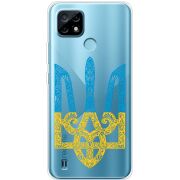 Прозрачный чехол BoxFace Realme C21 Gold Trident