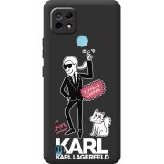 Черный чехол BoxFace Realme C21 For Karl