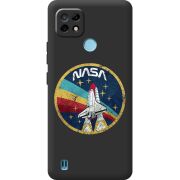 Черный чехол BoxFace Realme C21 NASA