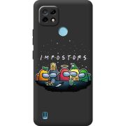 Черный чехол BoxFace Realme C21 Among Us Impostors