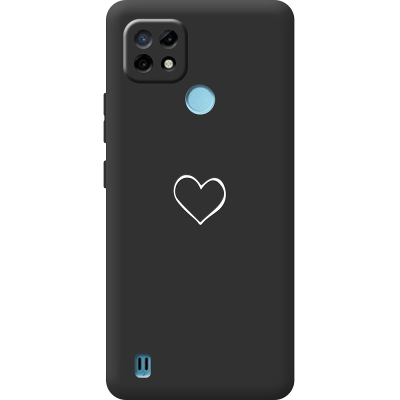 Черный чехол BoxFace Realme C21 My Heart