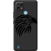 Черный чехол BoxFace Realme C21 Eagle