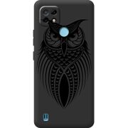 Черный чехол BoxFace Realme C21 Owl