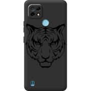 Черный чехол BoxFace Realme C21 Tiger