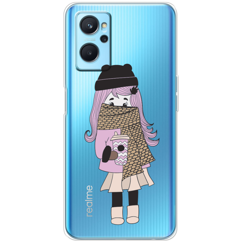 Прозрачный чехол BoxFace Realme 9i Winter Morning Girl