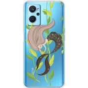 Прозрачный чехол BoxFace Realme 9i Cute Mermaid