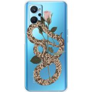 Прозрачный чехол BoxFace Realme 9i Glamor Snake