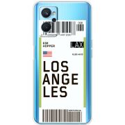 Прозрачный чехол BoxFace Realme 9i Ticket Los Angeles