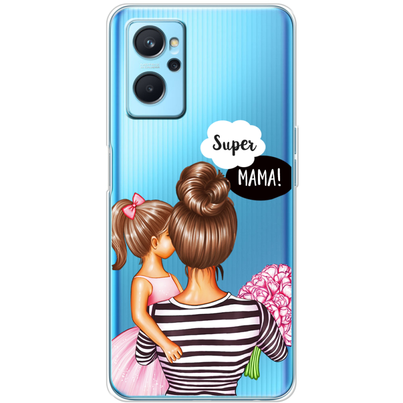 Прозрачный чехол BoxFace Realme 9i Super Mama and Daughter