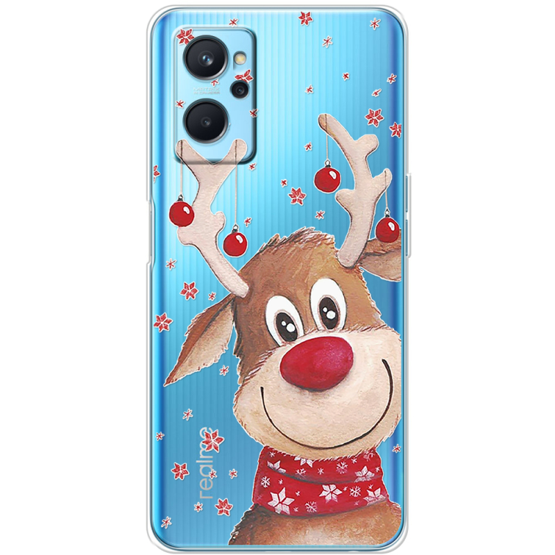 Прозрачный чехол BoxFace Realme 9i Winter Deer