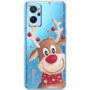 Прозрачный чехол BoxFace Realme 9i Winter Deer