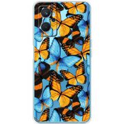 Прозрачный чехол BoxFace Realme 9i Butterfly Morpho