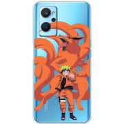 Прозрачный чехол BoxFace Realme 9i Naruto and Kurama